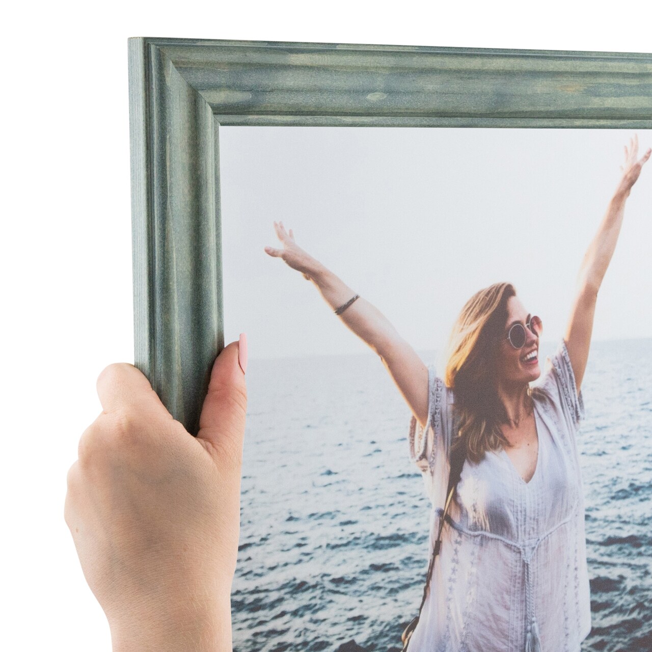 ArtToFrames 24x30 Inch Picture Frame, This 1.5 Inch Custom Wood Poster Frame is Available in Multiple Colors, Great for Your Art or Photos - Comes with 060 Plexi Glass and Corrugated Backing (A7RI)